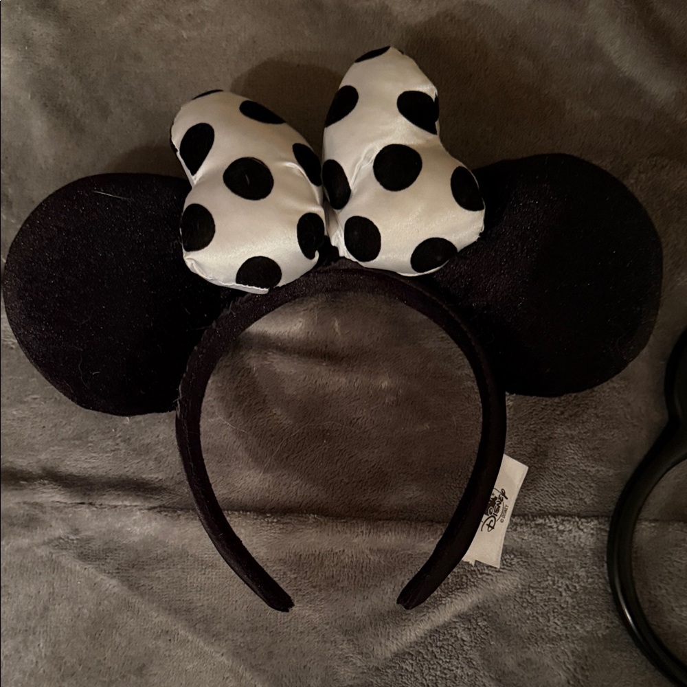Disney Black and White Polka Dot Hairband